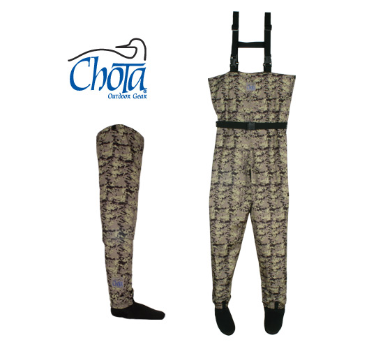Chota Camo Waders and Hippies.
